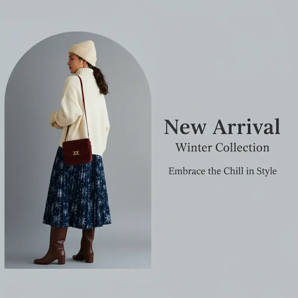 Winter collection — new arrival campaign